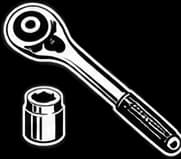 Ratchet and socket
